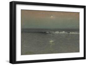 Night Sinks on the Sea, 1896-Birge Harrison-Framed Giclee Print