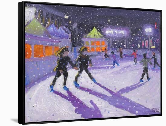 Night Skaters, Derby, 2014-Andrew Macara-Framed Stretched Canvas