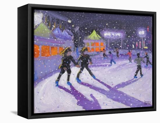 Night Skaters, Derby, 2014-Andrew Macara-Framed Stretched Canvas