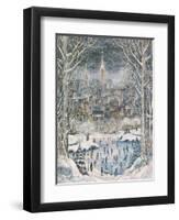 Night Skaters-Bill Bell-Framed Giclee Print