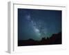 Night Sky at Goblin Valley State Park, Colorado Plateau, Utah, USA-Christian Heeb-Framed Photographic Print