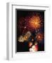 Night Sky Filled with Fireworks-Bill Ross-Framed Photographic Print