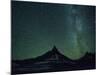 Night Sky over Glacier National Park, Montana.-Steven Gnam-Mounted Photographic Print