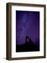 Night sky over Stone arch, called the Julia arch, Chad-Enrique Lopez-Tapia-Framed Photographic Print