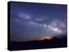 Night Sky, Sunset Crater National Monument, Arizona, USA-Christian Heeb-Stretched Canvas