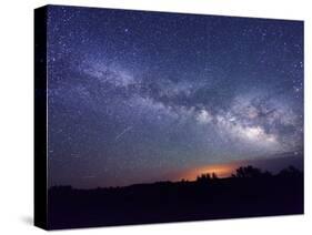 Night Sky, Sunset Crater National Monument, Arizona, USA-Christian Heeb-Stretched Canvas