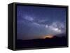 Night Sky, Sunset Crater National Monument, Arizona, USA-Christian Heeb-Framed Stretched Canvas