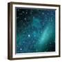 Night Sky with Stars and Nebula-jaroslavav-Framed Photographic Print