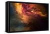 Night Sky with Stars and Nebula-sumroeng chinnapan-Framed Stretched Canvas