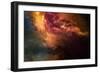 Night Sky with Stars and Nebula-sumroeng chinnapan-Framed Premium Giclee Print