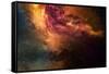 Night Sky with Stars and Nebula-sumroeng chinnapan-Framed Stretched Canvas