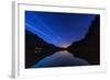 Night Sky with Stars at Lago Di Tovel-Stefan Sassenrath-Framed Photographic Print