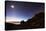 Night Sky with the Moon and Venus over Mountains Near Copacabana and Lake Titicaca-Alex Saberi-Stretched Canvas