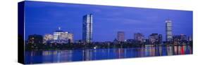 Night, Skyline, Back Bay, Boston, Massachusetts, USA-null-Stretched Canvas