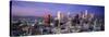 Night, Skyline, Cityscape, Los Angeles, California, USA-null-Stretched Canvas