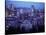 Night Skyline Seen from Mount Royal, Montreal Canada-null-Stretched Canvas