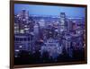 Night Skyline Seen from Mount Royal, Montreal Canada-null-Framed Photographic Print