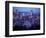 Night Skyline Seen from Mount Royal, Montreal Canada-null-Framed Photographic Print