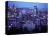 Night Skyline Seen from Mount Royal, Montreal Canada-null-Stretched Canvas