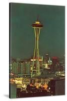 Night, Space Needle, Seattle, Washington-null-Stretched Canvas