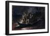 Night Spear Fishing, 1870S-Vasili Grigoryevich Perov-Framed Giclee Print