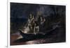 Night Spear Fishing, 1870S-Vasili Grigoryevich Perov-Framed Giclee Print