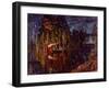 Night Spear Fishing in Spring, 1916-Stanislav Yulianovich Zhukovsky-Framed Giclee Print