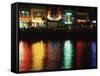 Night Spot at Boat Quay, Singapore-Russell Gordon-Framed Stretched Canvas