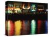 Night Spot at Boat Quay, Singapore-Russell Gordon-Stretched Canvas