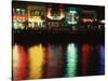 Night Spot at Boat Quay, Singapore-Russell Gordon-Stretched Canvas