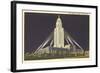 Night, State Capitol, Lincoln, Nebraska-null-Framed Art Print