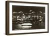 Night, Streamlined Ferry, Seattle, Washington-null-Framed Art Print