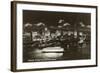 Night, Streamlined Ferry, Seattle, Washington-null-Framed Art Print