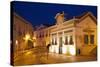 Night Street Scene of Travira-Terry Eggers-Stretched Canvas