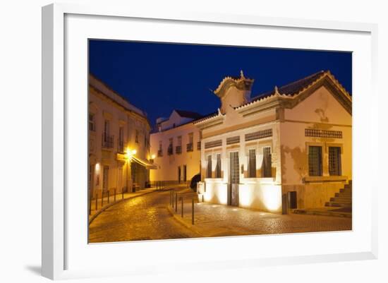 Night Street Scene of Travira-Terry Eggers-Framed Photographic Print