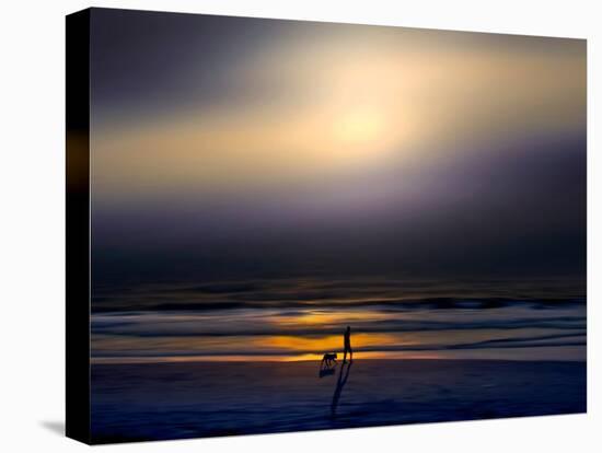 Night Stroll-Josh Adamski-Stretched Canvas