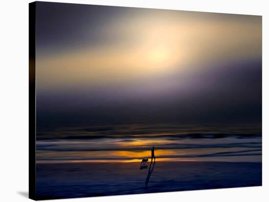 Night Stroll-Josh Adamski-Stretched Canvas