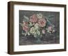 Night Study of Flowers, 1912 (Oil on Panel)-Maurice Brazil Prendergast-Framed Giclee Print