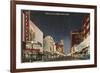 Night, Theatre Row, Dallas, Texas-null-Framed Art Print