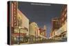 Night, Theatre Row, Dallas, Texas-null-Stretched Canvas