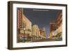 Night, Theatre Row, Dallas, Texas-null-Framed Art Print