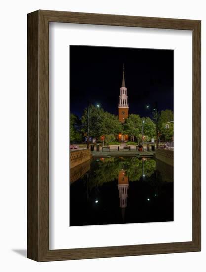 Night Time Burlington Church-Steven Maxx-Framed Photographic Print