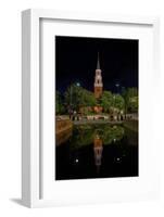 Night Time Burlington Church-Steven Maxx-Framed Photographic Print