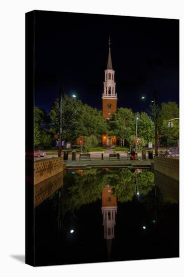 Night Time Burlington Church-Steven Maxx-Stretched Canvas