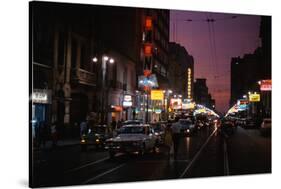 Night Time in Lima-null-Stretched Canvas