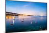 Night time in the Bay of Palma, Mallorca, Balearic Islands, Spain, Mediterranean-Paul Porter-Mounted Photographic Print