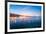 Night time in the Bay of Palma, Mallorca, Balearic Islands, Spain, Mediterranean-Paul Porter-Framed Photographic Print