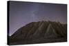 Night Time in the Rose Valley Showing the Rock Formations and Desert Landscape Light-David Clapp-Stretched Canvas