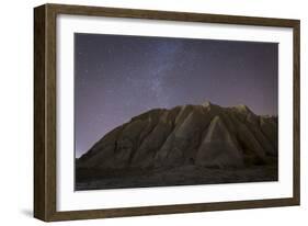 Night Time in the Rose Valley Showing the Rock Formations and Desert Landscape Light-David Clapp-Framed Photographic Print