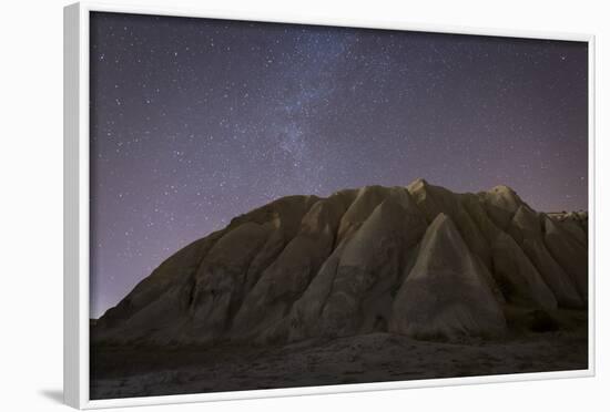 Night Time in the Rose Valley Showing the Rock Formations and Desert Landscape Light-David Clapp-Framed Photographic Print